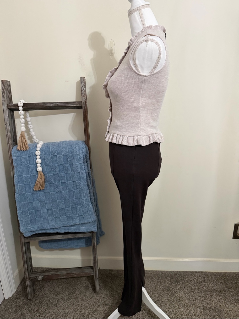 ZARA Slit Flare Trousers NWT! - Picture 9 of 16